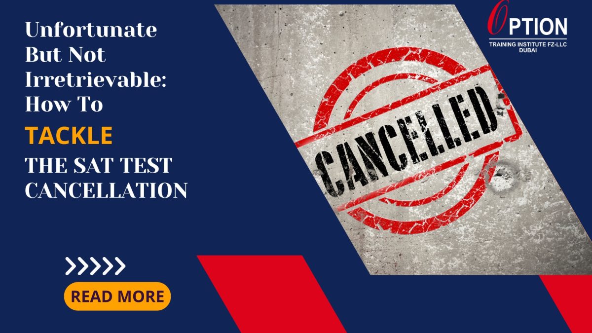 Unfortunate but not Irretrievable: How to Tackle the SAT Test Cancellation