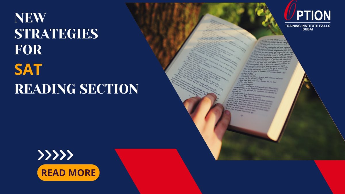 NEW STRATEGIES FOR SAT READING SECTION